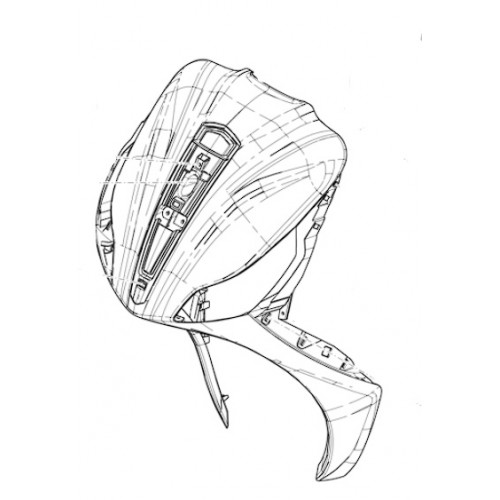 ΠΟΔΙΑ ΜΠΡΟΣ MEDLEY 125-150 01-04 ΛΕΥΚΗ 566  ΚΩΔ.1B003745600BT	