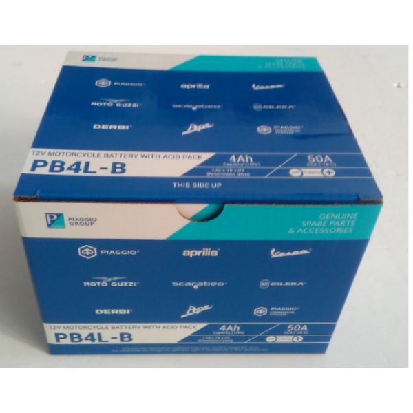 ΜΠΑΤΑΡΙΑ PIAGGIO PB4L-B   (12V 4AH) ΚΩΔ.1L004080