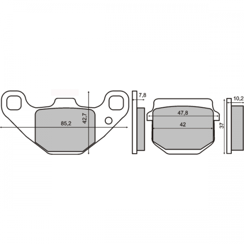 ΤΑΚΑΚΙΑ ΦΡΕΝΟΥ RMS TYPHOON 50-RUNNER50 ΝΜ-NRG 04-08 ΗΤ  ΚΩΔ.225102800  (ΓΝΗΣΙΟΣ ΚΩΔΙΚΟΣ 647171)